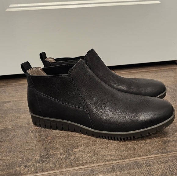 New Dansko Women's Louisa Black Burnished Leather Ankle Booties sz 42/US 11.5-12 - Picture 4 of 9